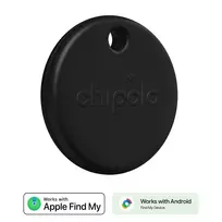 Chipolo POP – Bluetooth Tracker with Replaceable Battery for iOS & Android, Black