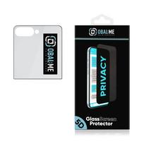 OBAL:ME Privacy 5D Apsauginis stiklas ekranui, skirtas Samsung Galaxy Z Flip 8, juodos spalvos
