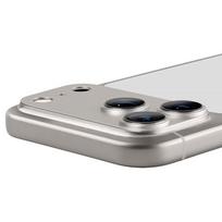 OBAL:ME Kameros objektyvo apsauga, skirta iPhone 17 Pro Max, sidabrinės spalvos