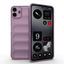 Pilnas dėklas Nothing CMF Phone 1 telefonui Minkštas silikoninis viso galinio paviršiaus dėklas Nothing CMF Phone 1 telefonui Dėklas Nothing CMF Phone 1 telefonui Nothing CMF Phone 1 violetinė