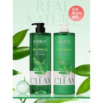 Kerasys Šampūnas Kondicionierius Riebiems Plaukams Arbatmedis 1l TEA TREE SHAMPOO 1L green