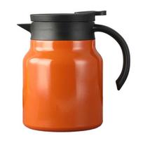 800/1000 ml arbatos puodas didelės talpos nepralaidus izoliuotas nerūdijančio plieno termiškai troškintas kavos virdulys su filtru namuose 1000ML oranžinė