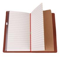 PU Leather Travel Journal String Binding Travel Diary Refillable Notepad  Notepaper Refill tamsiai ruda spalva