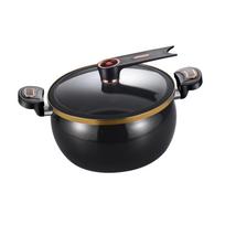 Micro Pressure Cooker 8L Non Stick Easy Clean Multifunctional with Lid Cookware Cooking Pot Stew Pot Soup Pot for Food Kitchen juoda