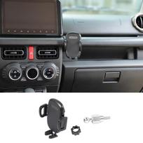 HEBE automobilio keleivio sėdynės centrinės konsolės telefono laikiklis tvirtinimo laikiklis stovas Suzuki Jimny 2019 2020 2021 2022 2023 2024 priedams D gray