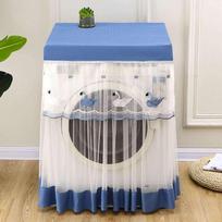Top-Loading Drum Washing Machine Dust Cover: Automatic Lid Cloth for Cross-Border Douyin. 8-10 kg Drum Washing Machine gray