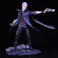 28CM Devil May Cry Dante Nero 1/8 mastelio PVC figūrėlės modelis žaislas Kolekcionuojama statulėlė Dovana