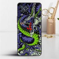 Case For Realme 8 C21y GT Neo 2 3 8i C21 7 C11 6 C12 C35 C3 GT 9 Pro C12 Silicone TPU Phone Cover Fashion Chinese Vintage Dragon Realme GT Neo3 black