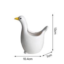 Cute Seagull Flower Pot Succulent Plant Pot Ceramic Planter Desk Ornament Home Garden Decoration žalia