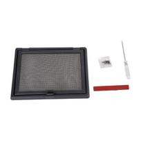 Aquarium Safety Mesh Net Magnetic Mesh and Anti Escape Clip for Tanks Mesh Covers Screen Net gray