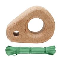 Wood Climbing Fingerboard Doorway Hand Strengthener Equipment Forearm Exerciser for Training Finger Grip and Pull Up 1 beige
