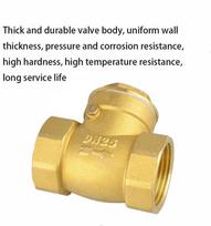3/4 Inch Water Pipe Non Return Horizontal Check Valve Brass Swing Type Check Valve Female Thread Valve DN20