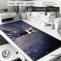 Hollow Knight Silksong Mouse Pad Play Mat,Large XXL90x40cmx5mm,stitch Desk Mats,Gaming Accessories,PC Parts 50cmx100cm(19.6x39.4inch) gray