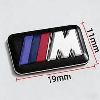 Car steering wheel M standard interior stickers For BMW M standard steering wheel hub gear decorative stickers 1 3 5 7 series pzbn02 12pcs black