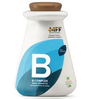 MyFitFuel B Complex with Vitamin C (180 Capsules) with 100% RDA B1, B2, B3, B5, B6, B7, B9 & B12 | Hair Growth, Energy & Immunity | Youthful Skin