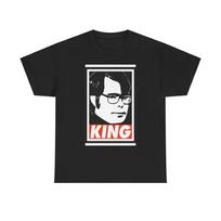 Stephen King Marškinėliai Retro Plakatas Siaubo Juokinga Dovana Baisus Unisex Sunkaus Medvilnės T-shirt Unisex Marškinėliai M white