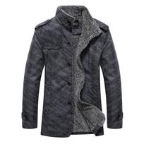 Nauja žieminė vyriška striukė ir paltas Aukščiausios kokybės odinė striukė Smart Casual Fur Plus Velvet striukė XXXXL pilka