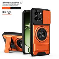 For Oneplus Nord 6 5G Case Shockproof Kickstand Car Magnetic Holder Armor Back Cover for OnePlus 1+Nord6 Slide Camera Lens Funda OnePlus Nord 6 black