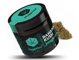 Happease CBD kanapių žiedai „Banana Kush“, 1–5 g