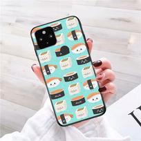 Food Sushi Phone Case for Google Pixel 7 Pro 7 6A 6 Pro 5A 4A 3A Pixel 4 XL Pixel 5 6 4 3 XL 3A XL 2 XL Google Pixel 7 Pro black