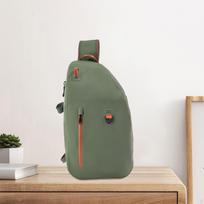 Fishing Bag Crossbody Chest Multifunctional Fly Gear Sling Pack for Swimming Beach gray