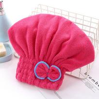 Hair Hat Quick Dry Towel 6 Colors Absorption Water geltona