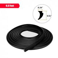 Valtims Kempingams Langų Kraštų Sandariklis Kempingų Langų Guminis Sandariklis Juodas 9.8 Pėdos black