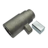 Auto Armrest Socket Sleeve Replacement Adjustment Repair Kit Left/Right Side Anti Corrosion for T5 7H0881082 7H0881081 gray