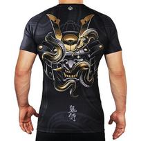 Ground Game Rashguard Men's Short Sleeve ONI Samurai L black
