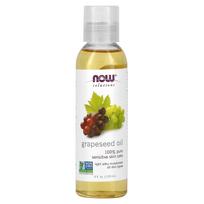 NOW Foods, Solutions, Grapeseed Oil, 4 fl oz (118 ml) white