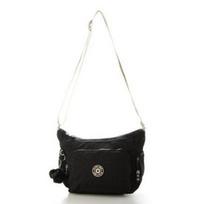 Kipling Japan Limited GABB S Crossbody Bag (Black Stripe WF) white