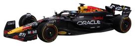 Kyosho BURAGO Oracle Red Bull Racing RB20 2024 1 Verstappen Driver Clear Fully Assembled Model 1/24 No. M. Included, Case, (BUR28056V) black