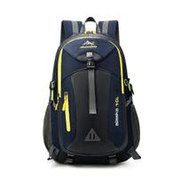 Schoolbag Outdoor Sports Bag Water-proof Hiking Hiking Bag Large Capacity Lightweight Short Trip Backpack 36-55L oranžinė