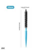 Mini Round Twist Hair Curling Brush 1/2Pcs 16mm/22mm Salon Professional Anti-Tangle for Short Hair Bangs Volumizing Styling A7 black