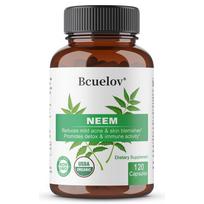 Bcuelov Neem Kapsulės, 600 mg Natūralus Mišinys, Kasdienis Sveikatos Palaikymas, 120 kaps. 120 capsules brown