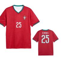 2026 Vasaros Portugalijos Futbolo Marškinėliai Moteriški Sportiniai Patogūs ir kvėpuojantys Drabužiai Unisex Y2K Viršutiniai Drabužiai M red