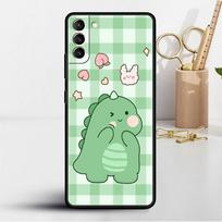 Case For Samsung Galaxy S22 S20 Ultra S21 FE S10 S9 Plus Note 20 10 Lite 9 Soft Phone Cover Shell Dinosaur Cartoon Samsung Note 9 beige