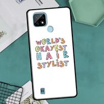 Plaukų stilisto kirpėjo dėklas OnePlus Nord 2 9 10 Pro 9R 10R 8T, dangtelis Realme GT Master Neo 2 3 8i 9i 8 Pro Realme GT 2 Pro black