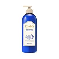 CLABO Gaivus Citrusinis Giliai Valantis Skalavimo Priemonė Mėlynasis Citronas 960ml | Vėsinantis ir Gaivinantis Citrusinis Galvos Odos Kondicionierius | pH Subalansuota Glotniems Plaukams Priežiūra 960ml blue