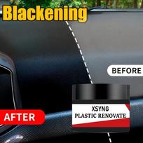 Multi-Functional Plastic Polishing Paste,Car Interior Refresher,Scratch Repair Wax,Tire & Wheel Care,Dashboard Polish,Fast Shine 5G gray