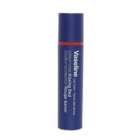 Vaseline Colour+Care Kissing Red Tinted Lip Balm Stick 3g Pack of 1, Long-Lasting Hydrating Lip Moisturizer blue