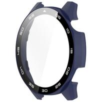 Dėklas Huawei Watch GT 5/GT5 Pro 46mm Grūdinto stiklo ekrano apsauga ir kietas PC apsauginis rėmelis Huawei GT5 dangtelio priedai for GT5 46mm gray