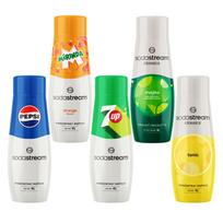 SODASTREAM Pepsi + Mirinda + 7UP + Mojito + Tonic syrups for soda fountain