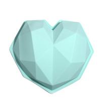Big Diamond Heart Silicone Mold Big Love Heart Cake Fondant  DIY Mould Cakes Mousse Chocolate Decorating Tools Soap Molds rožinė