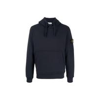 Stone Island FW21 Compass Patch Cotton Long Sleeve Hoodie Men hoodies Dark-Blue 751564120-V0020 S black