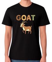 GOAT T-Shirt Funny Goat Animal Graphic Top Farm Humour Unisex Tee S įvairiaspalvis