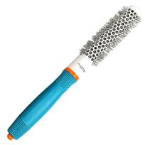 Professional Ceramic Aluminum Barrel Round Hair Brush High Temperature Resistant Hollow Roll Styling Comb for Voluminous Curls and Hair Shaping One Size gray
