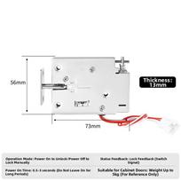 Adjustable Force 12V DC Solenoid Cabinet Lock 73mm Steel Electronic Control Latch For Vending Machine Storage Unit Security Door white