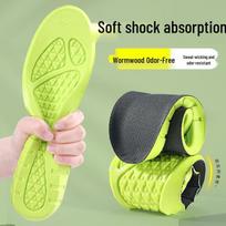 Comfort Soft Sole Sports Insoles: Thick, Bouncy, and Shock-Absorbent Insoles for Men & Women 43/44 gray