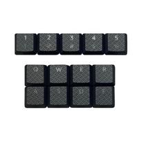 13Pcs Low Profile Carbon Fiber Texture Nonslip Keycap for G915/G813/G815/G913 TKL Keyboard keycaps juoda